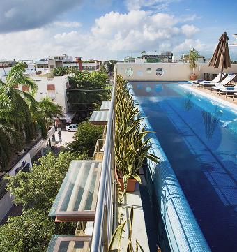 Terraza con Infinity Pool Senses 5ta Avenida